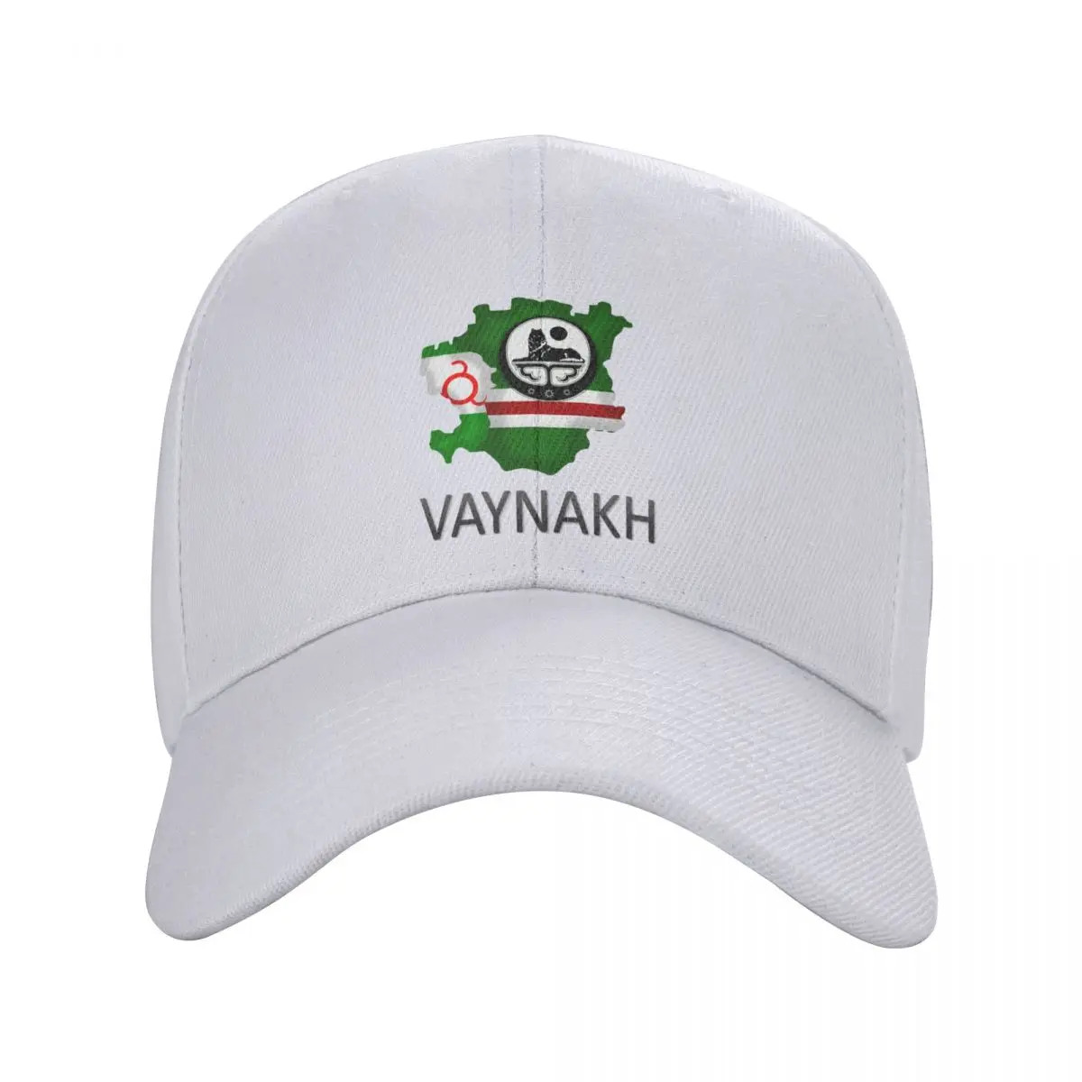 Fashion Vaynakh Chechen Baseball Cap for Women Men Adjustable Chechnya Flag Map Dad Hat Outdoor Snapback Caps