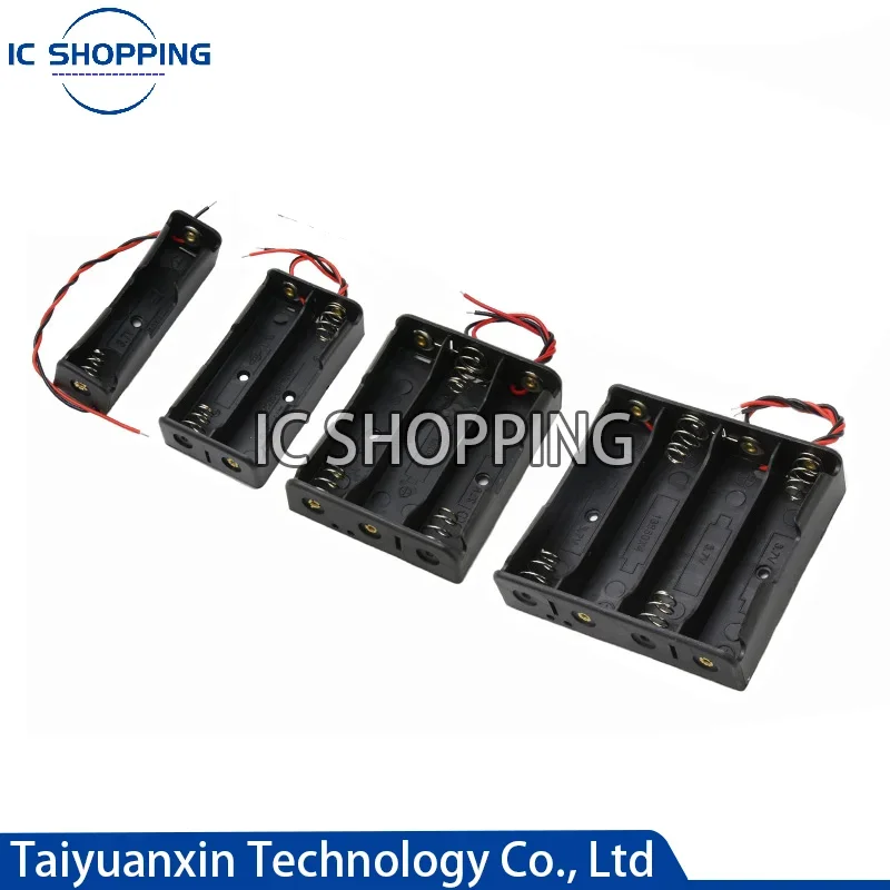 10 szt. 18650 powerbank etui 1X 2x3x4x18650 uchwyt na akumulator 1 2 3 4 gniazdo baterii pojemnik z drut ołowiany