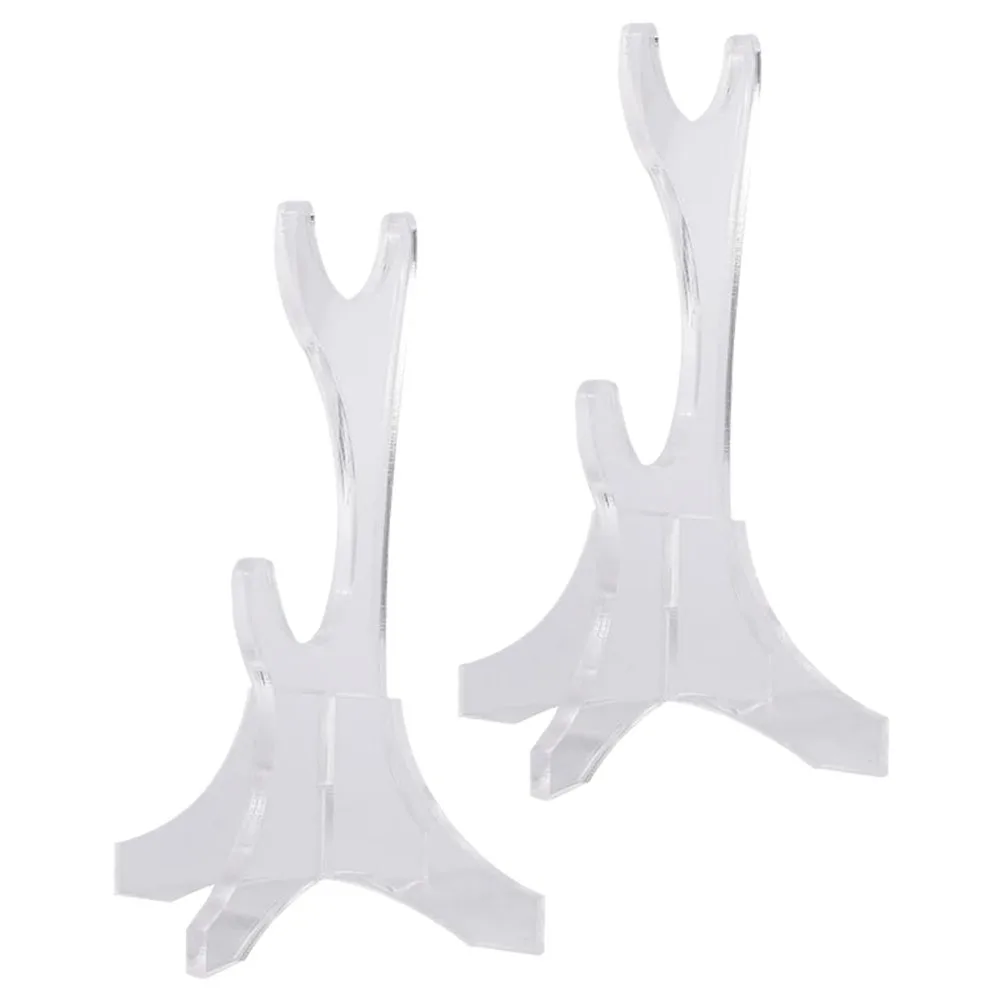 

2Pcs Lightsaber Holder for Sword Acrylic Holder Desk Sword Acrylic Display Stand Durable Resistant Sleek Fashionable