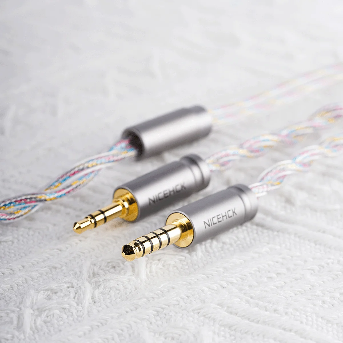NICEHCK ColorXYZ Audio Wire Furukawa Copper Silver Alloy+Zinc Copper Alloy Conductor Cable 2Pin/QDC for Odyssey 2 Dawn-X Rockies