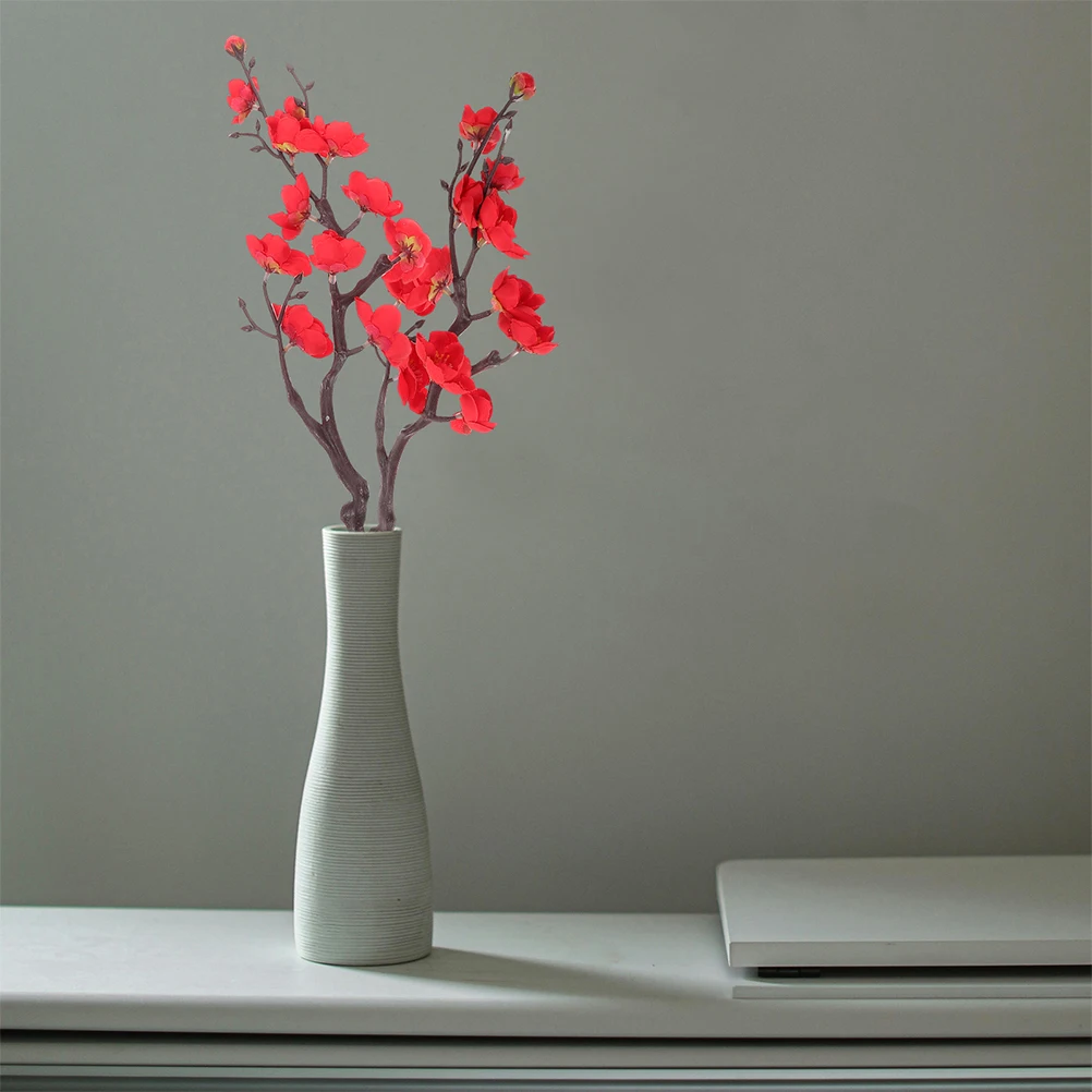 

4 Pcs Blossom Bouquet Cherry Flowers Peach Branch Artificial Thanksgiving Flower Table Decor Tree Home Wedding Decor