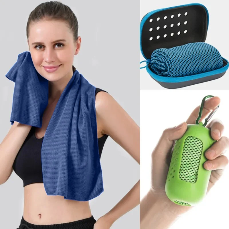 Portable Soft Absorb Sweat Sports Towel Outdoor Exercise Fitness Quick-Drying Towel Set