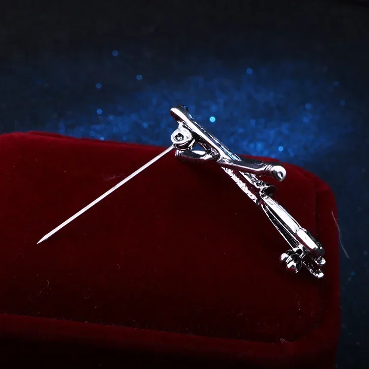 Retro Bow and Arrow Barrel Badge Brooch Men\'s Brooch Dress Pin Fashion Business Casual Jewelry