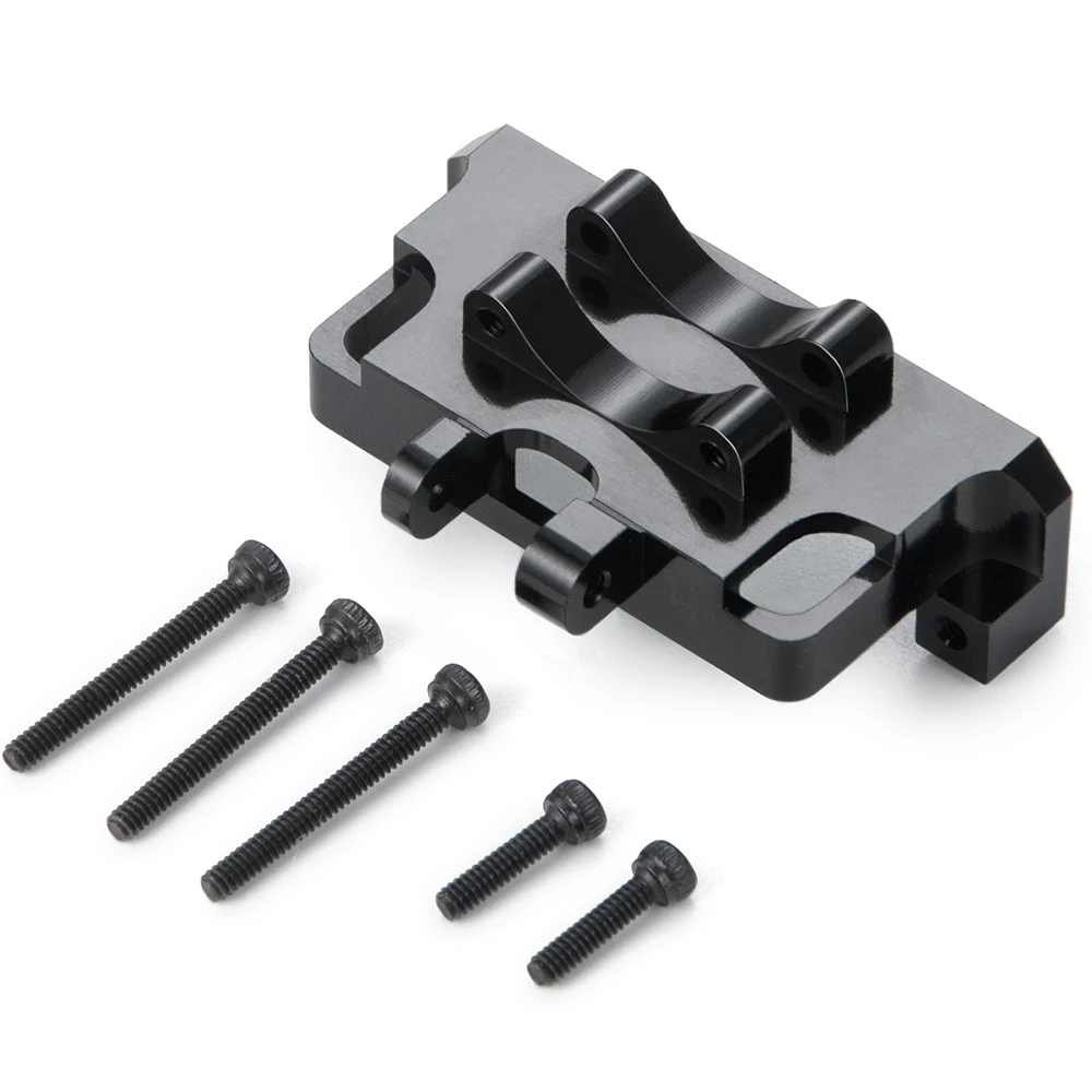 MIBIDAO Metal Alloy Servo Fixed Mount Bracket for Axial SCX24 Deadbolt Chevrolet Wrangler Gladiator Bronco 1/24 RC Crawler Car