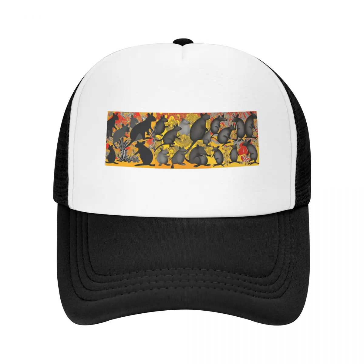

Wallaby art 3 Baseball Cap Thermal Visor cute winter hats for men Elegant Women's Hats Men's