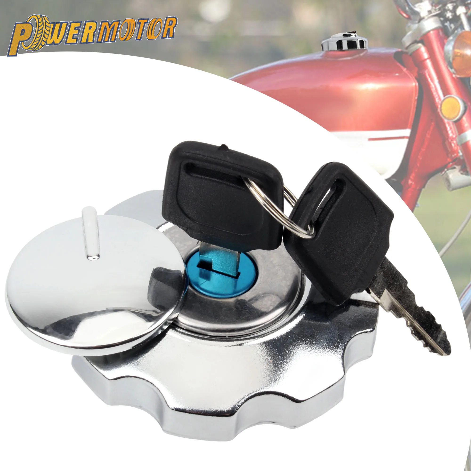 Tampa universal de tanque de combustível em liga de alumínio, para motocicletas, capa de tanque de óleo de alta qualidade, tampa de tanque de combustível cg125, acessórios para veículos