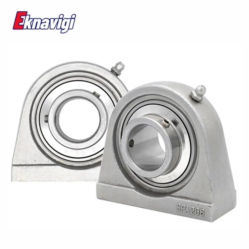 1pcs  Stainless Steel Narrow Vertical Outer Spherical Bearing Bracket SUCPA202 PA203 PA204 PA205 206 207