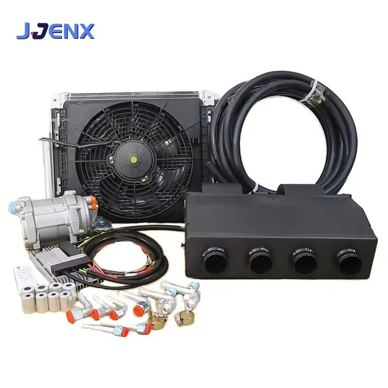 

Universal 12v 24v Car Air Conditioning with Complete Accessories 12 Volt Air Conditioner for Car Rv Caravan Truck Van