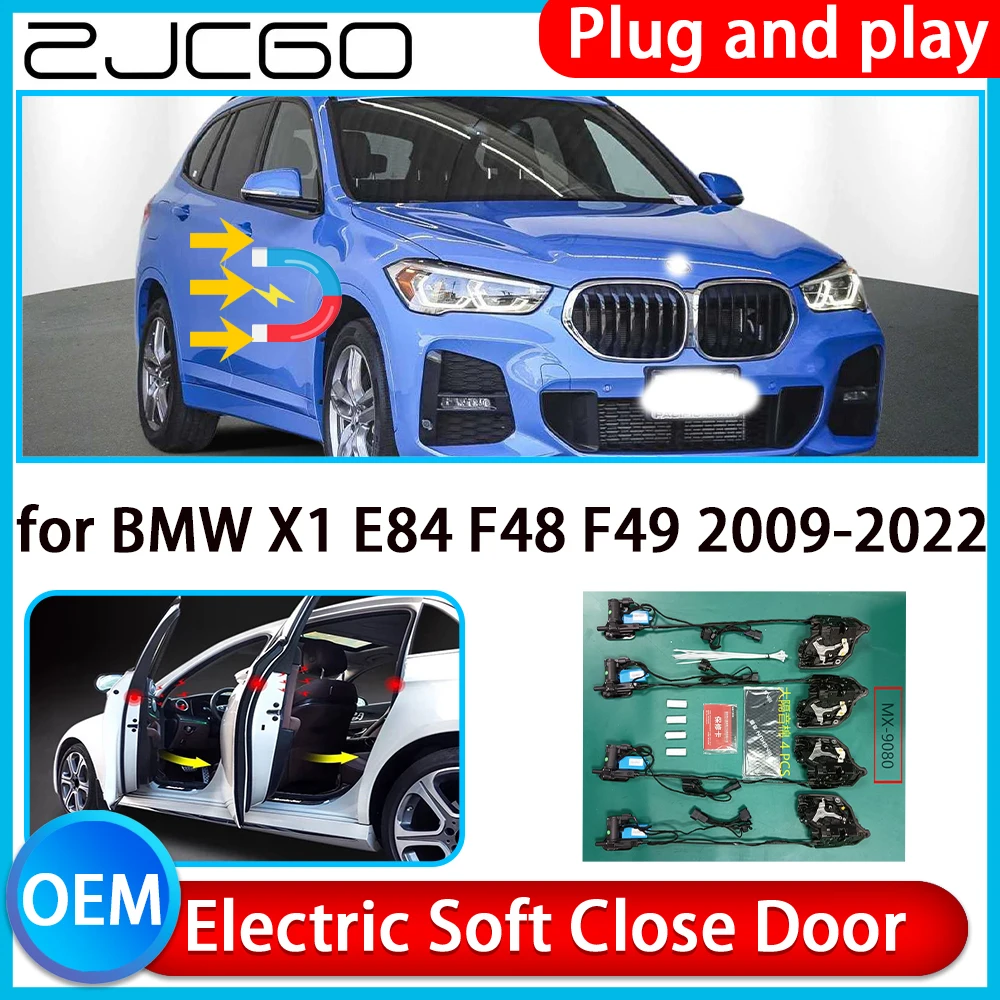 

ZJCGO for BMW X1 E84 F48 F49 2009-2022 Auto Pull Car Soft Close Kit Door Power Latch Electric Door Catch Soft Closing Assist