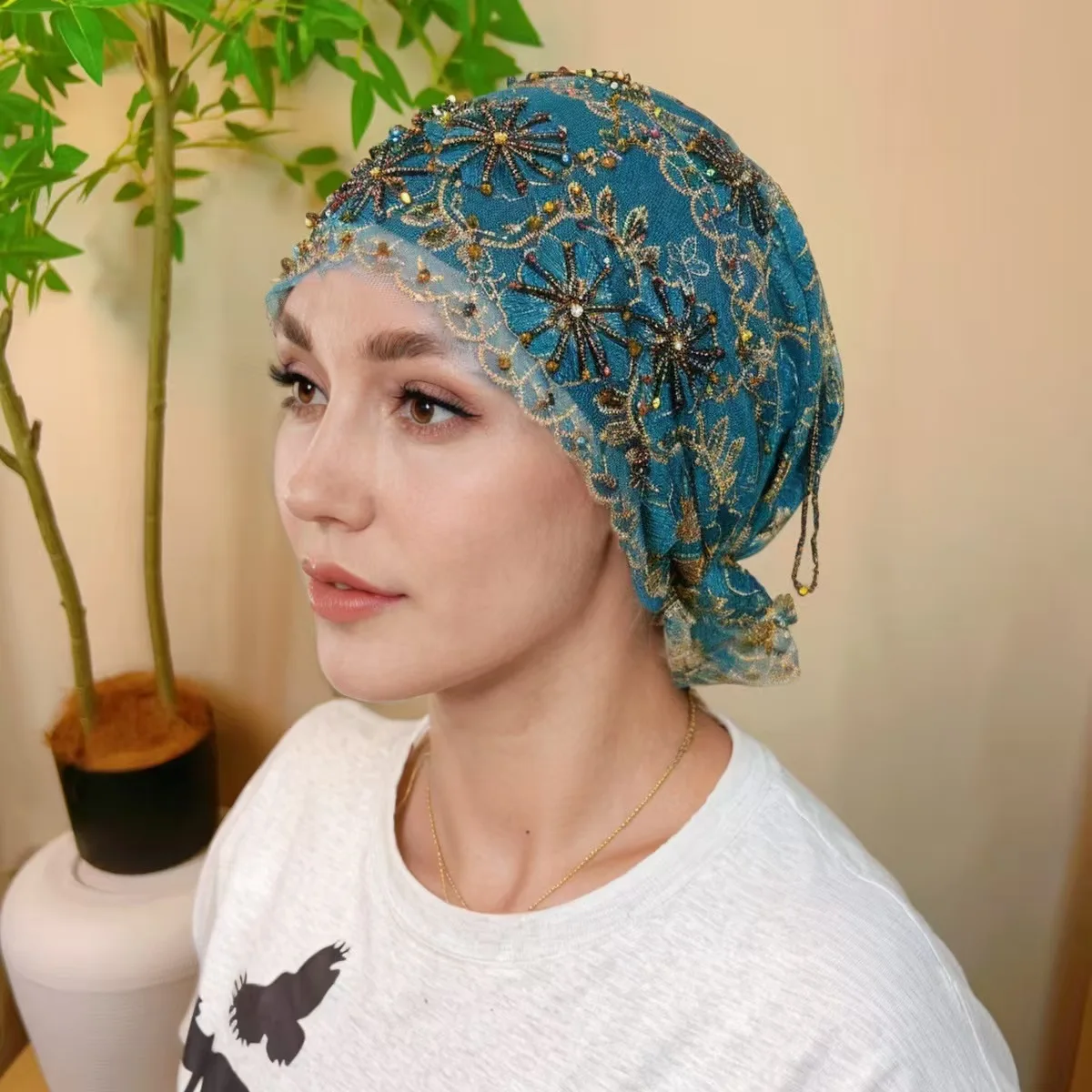 

Хиджаб мусульманский женский шаль, платок, бесплатная доставка, роскошный шарф с кисточками, Малайзия, молитва, Куфи, ислам, Саудовская Аравия, кружевной тюрбан 05420