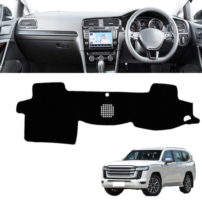 

Car Dashboard Cover Sun Shade Mats Avoid Light Pads Panel Protective Carpets sunshade mat For Toyota Land Cruiser J200 2008-2019
