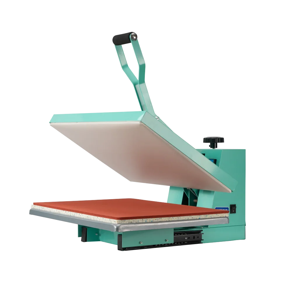 16'' x 24'' Pressa di calore manuale Base scorrevole Cuscinetto termico elettronico in silicone Piastra di calore a pressione facile e sostituibile Regolabile