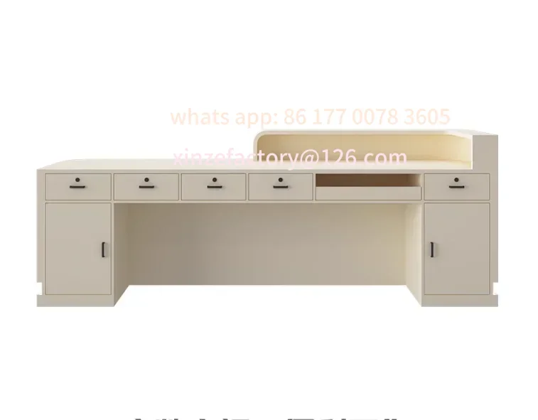 

Customizable luxury counter home institute balie reception beauty salon pulpit forreception for furniture business modern home