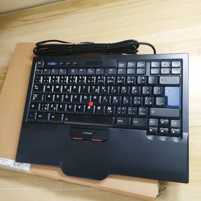 Czech layout USB Pointing Stick Red Dot High-end wired Keyboard For Lenovo sk-8845cr