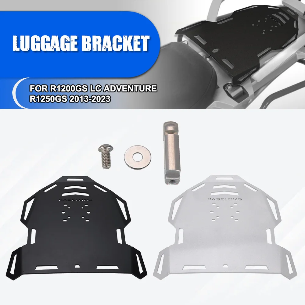 

For BMW R1200GS LC Adventure R1250GS 2013-2022 2023 Rear Seat Covering Plate Rack Pillion Luggage Rails Motorcycles Accessories