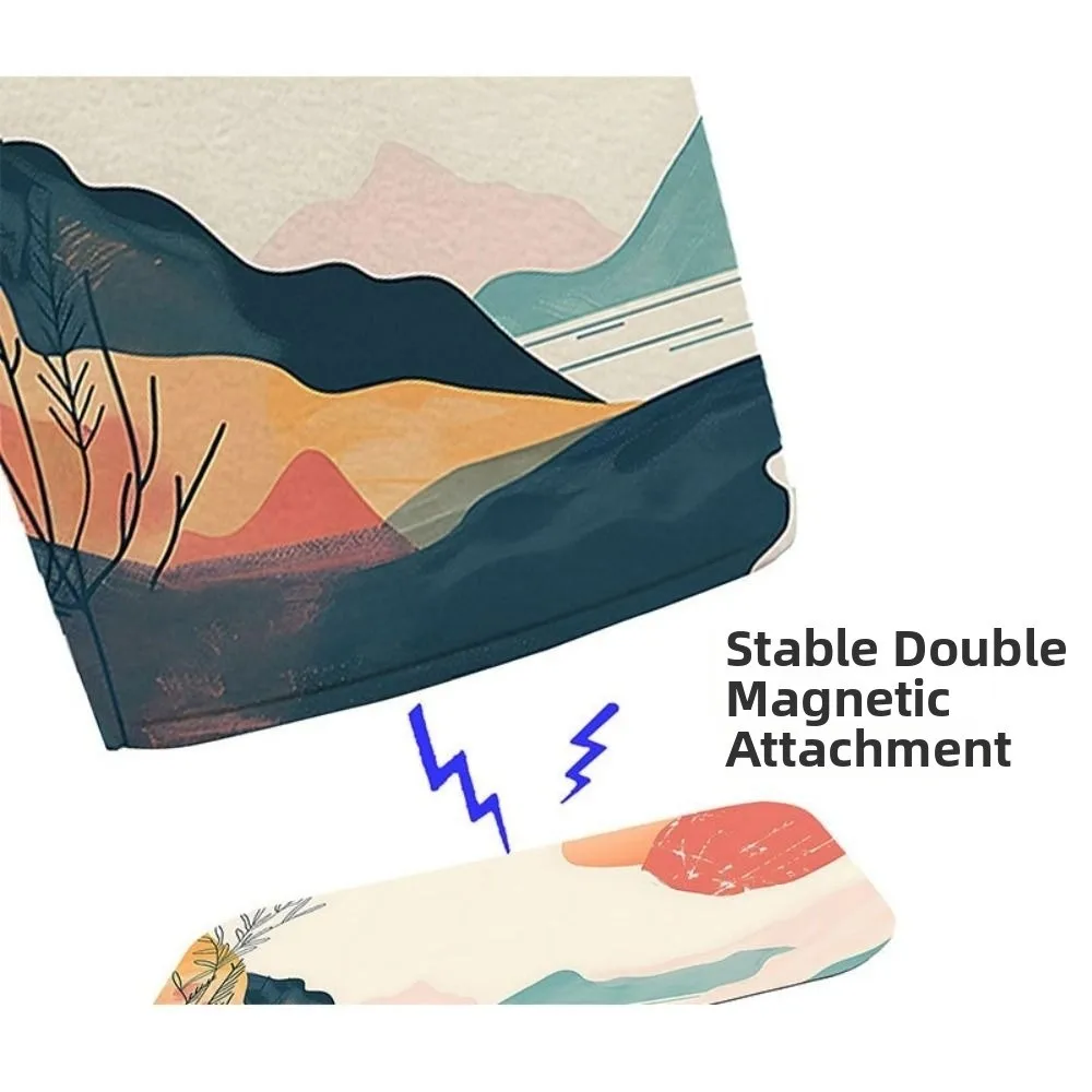 حامل عرض النظارات المغناطيسي الإبداعي من البولي يوريثان، حامل نظارات مطبوع مضاد للخدش للمكتب المنزلي