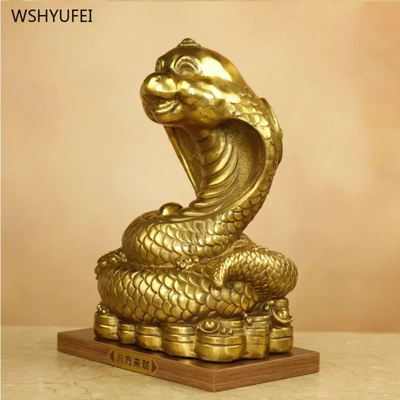 زخرفة الأبراج المعدنية الثعبان ، ملحقات الديكورات المنزلية ، Ruyi Fu ، شجرة المابل المكتبية ، 1 * * #3