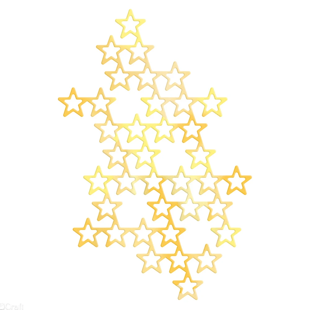 Lucky Goddess Metal Cutting Dies Star Lace Diy Scrapbooking Photo Album Decorative Embossing Paper Card Crafts