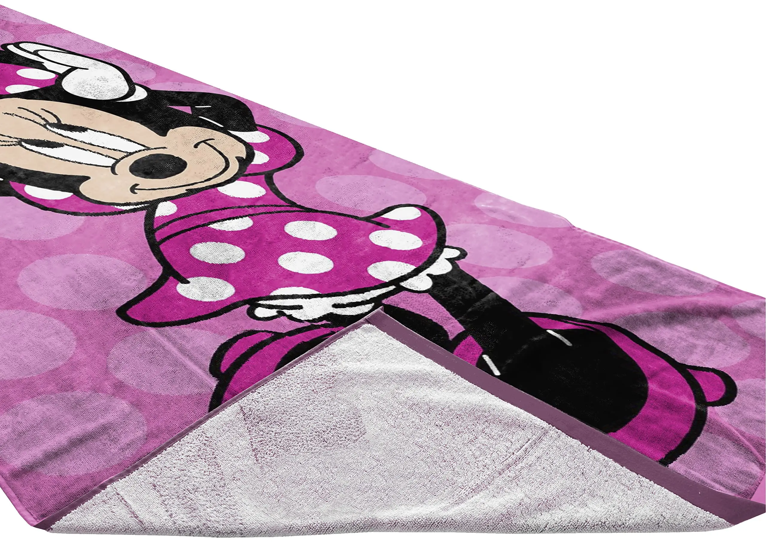 Disney Minnie Mouse Cartoon Bath Pool Pink Beach Towel Absorbent for Children Gifts Swimming Towel Travel Camping Picnic Yoga