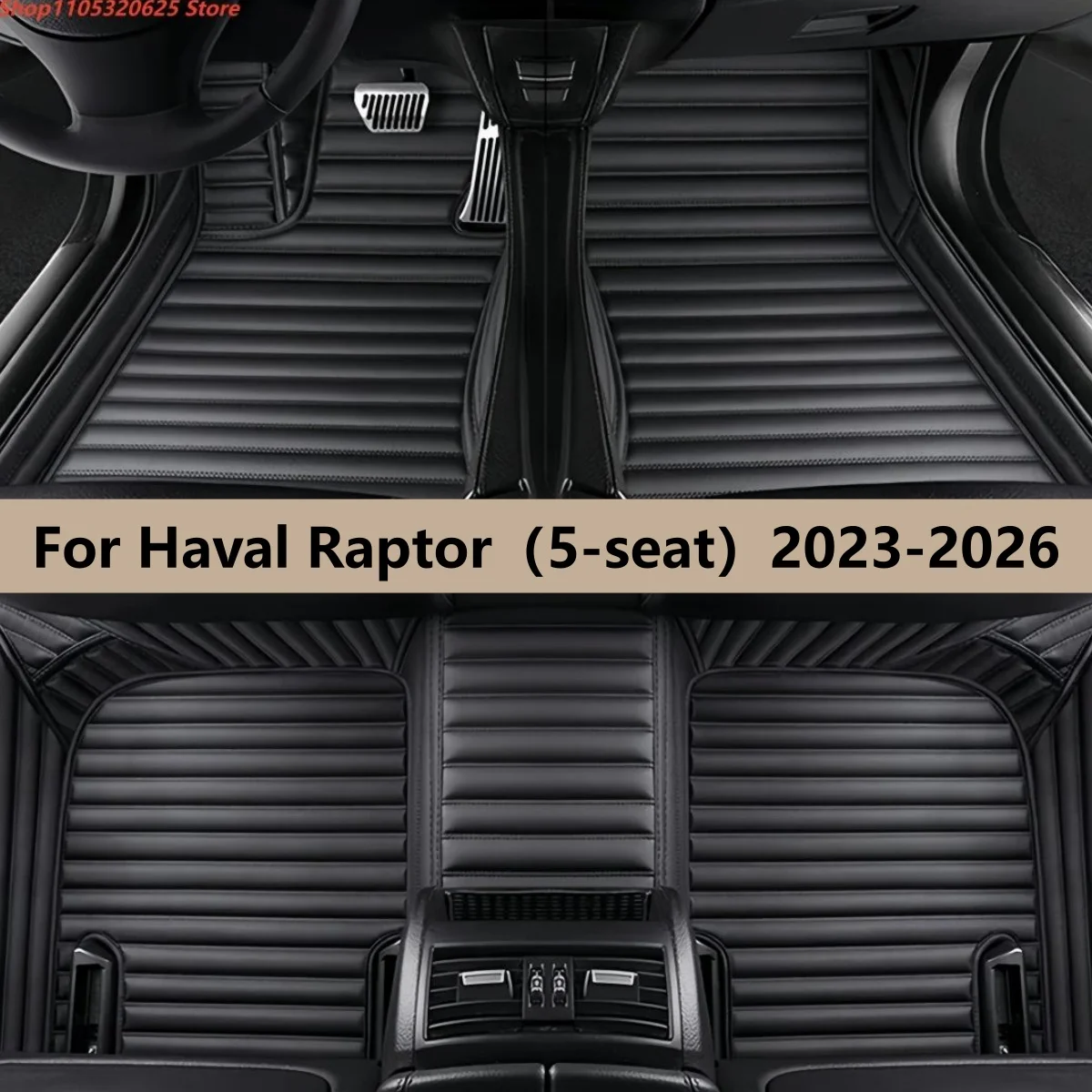 

Car Floor Mats For Haval Raptor（5-seat）2023 2024 2025 2026 Waterproof Pads Foot Carpets Floor Covers Auto Accessories