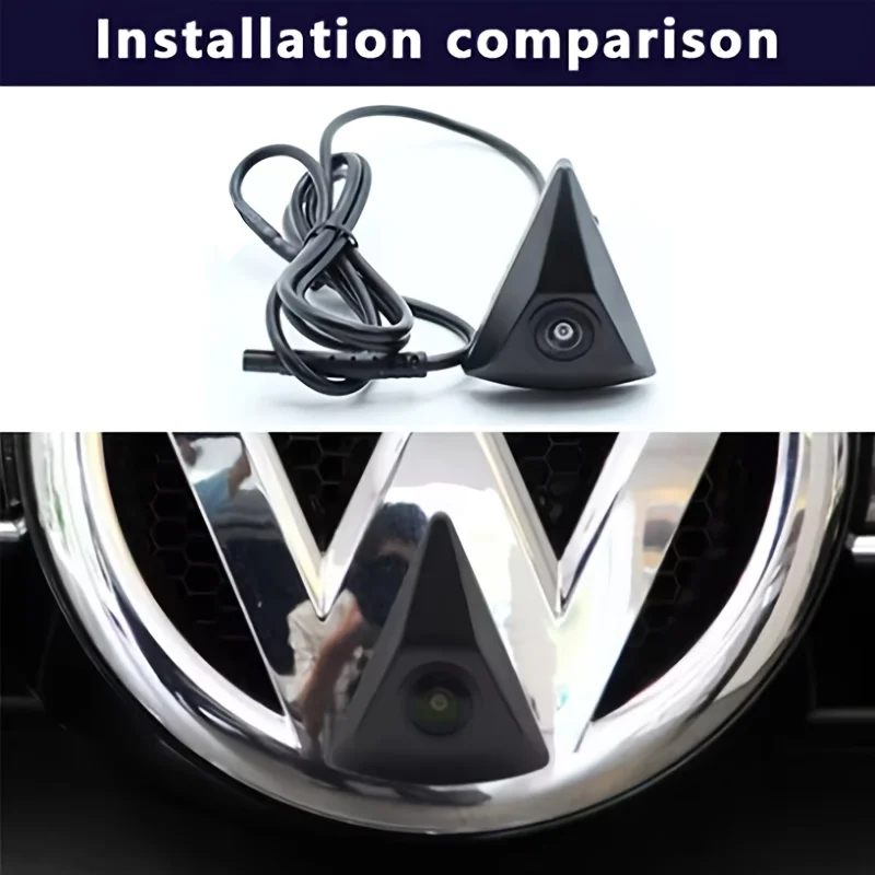 Eingebaute Frontkamera für Ausgewählte Europäische Autos, Kompatibel mit Limousinen & SUV-Modellen (VW-Style Design) Passend für Volkswagen