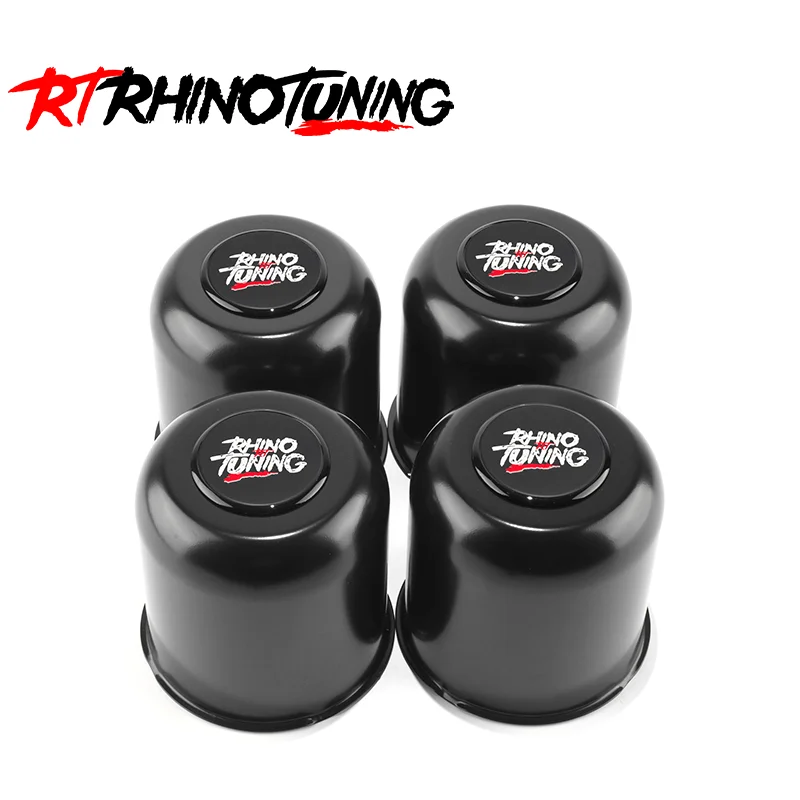 RhinoTuning 1/4 قطعة 108 مللي متر (4.25 بوصة) محور 109 مللي متر (4.29 بوصة) H قبعات مركز عجلة المقطورة المقاومة للصدأ 4.25 نهاية مغلقة دفع من خلال قبعات المركز