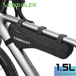 NEWBOLER Bicycle Bags Cycling Top Tube Front Bag Bike Frame Waterproof Bags MTB Road Triangle Pannier Bike Accessories Bags
