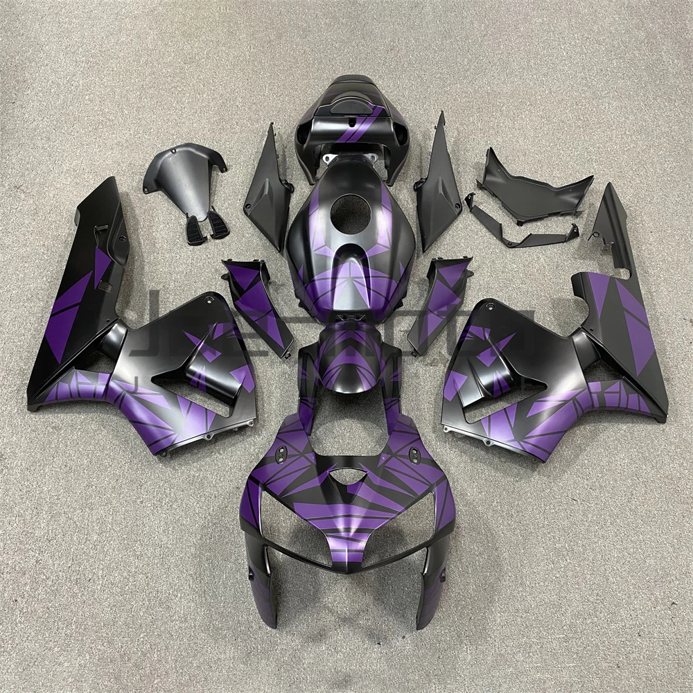 For CBR600RR F5 2005 2006 Injection ABS Plastics Full Fairings Kit Mold Replace Accessories CBR600 RR F5 05-06 MatteBlack Purple