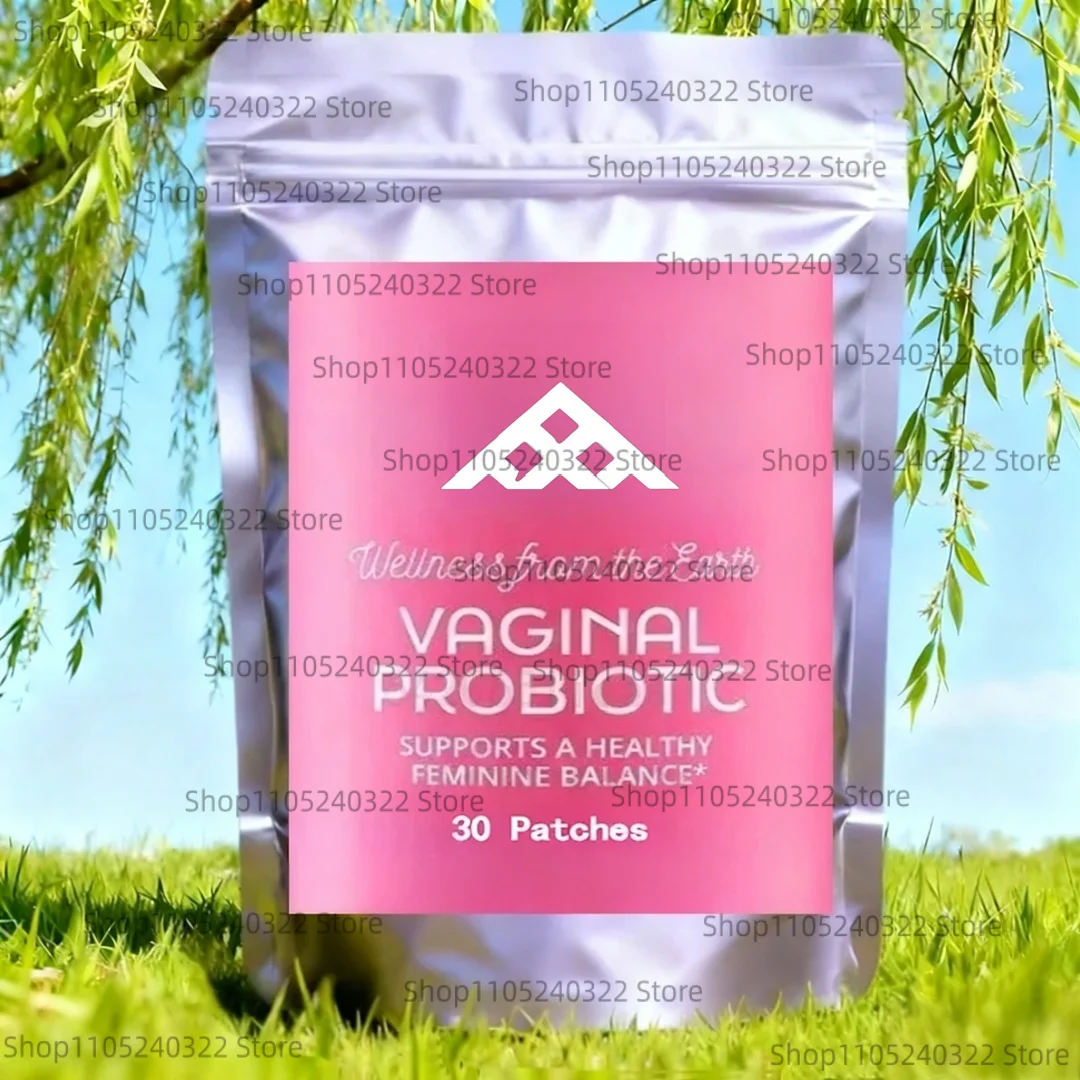 30 parches probióticos que contienen arándano D-mannose, 10 cepas de levadura, Control de olores, equilibrio de Ph para la salud digestiva intestinal