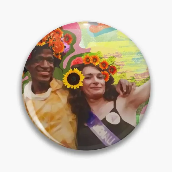 Marsha P Johnson And Sylvia Rivera  Soft Button Pin Metal Cute Women Gift Clothes Decor Badge Collar Creative Jewelry Fashion