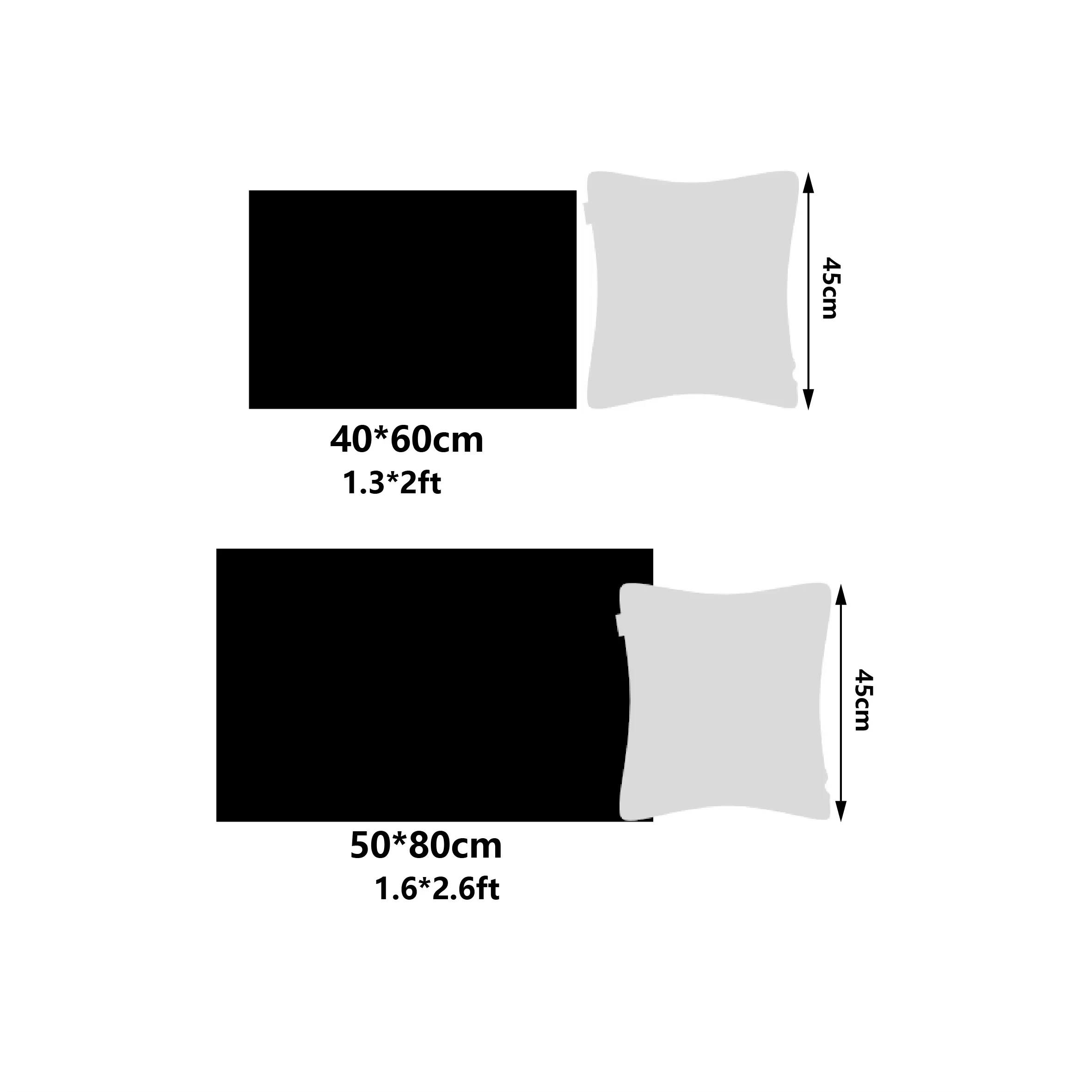 VIKAMA Christmas Happy Cushion Dwarf Welcome Door Mat Indoor Outdoor Carpet Christmas Eve New Year Home Decoration