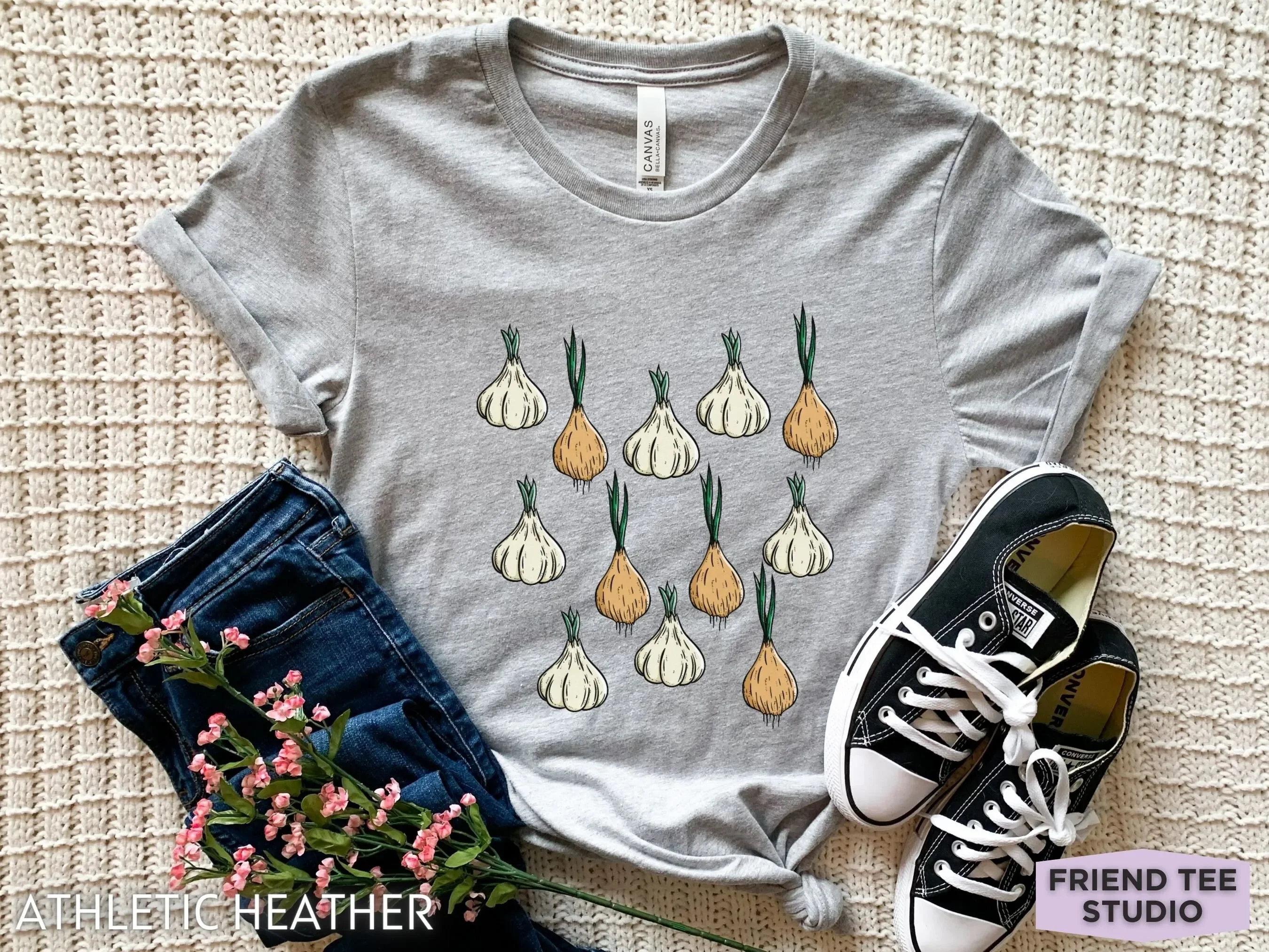 Garlic T Shirt Funny s Girls Cooking For Chef Mom