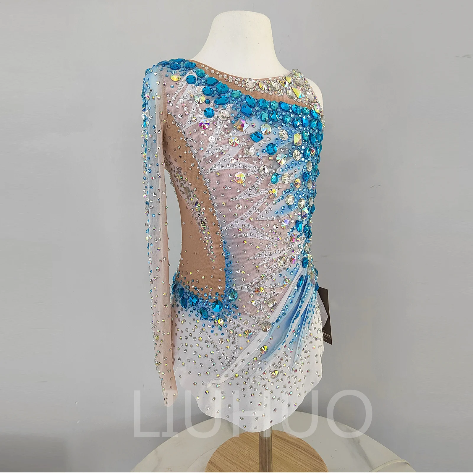 LIUHUO Figure Skating Performance Suit for Children and Adults Skating Grading Suit