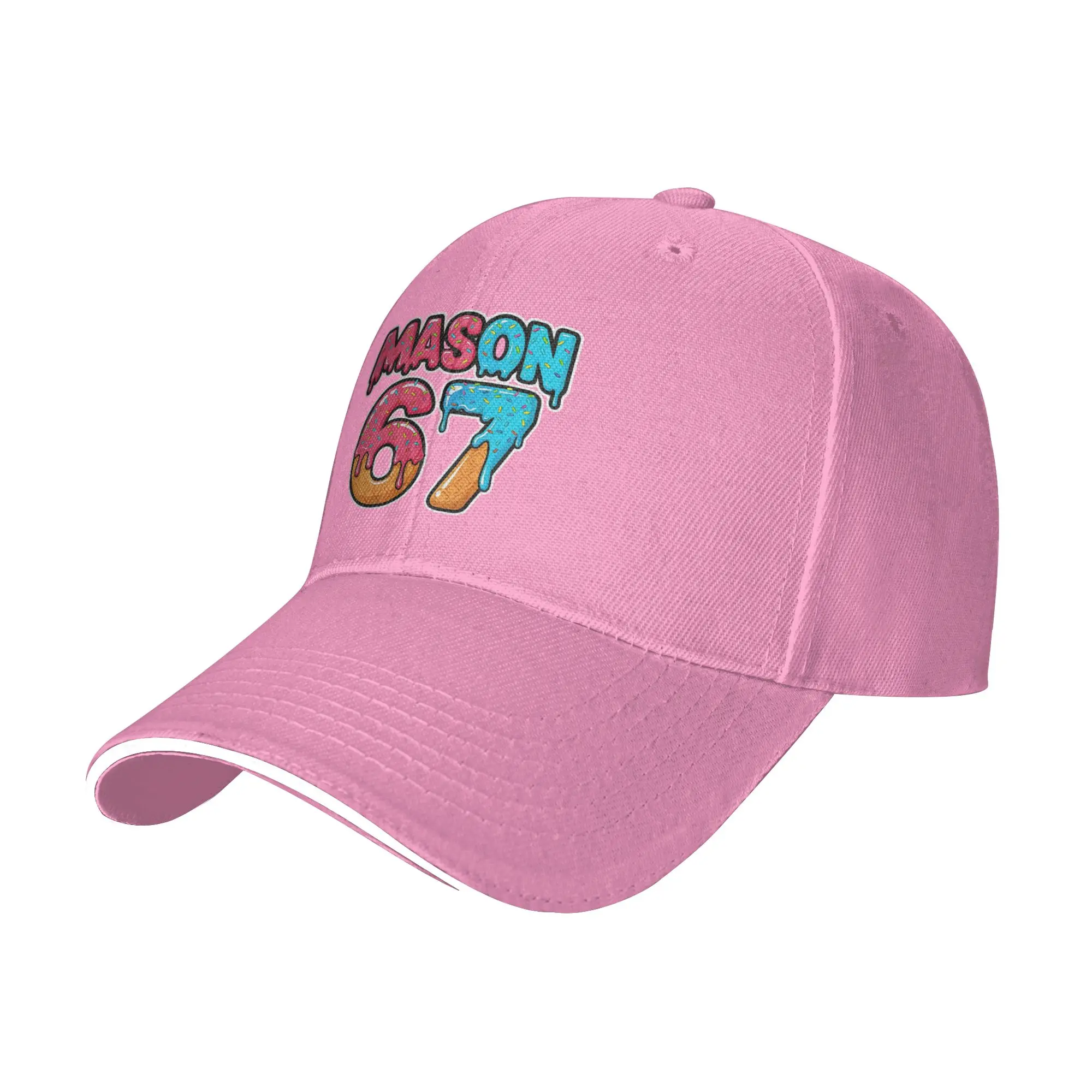 Six Seven Meme Mason 67 Ice Cream Drip Funny Baseball Cap Fashion  Sandwich Caps Unisex Breathable Caps Hat Outdoor