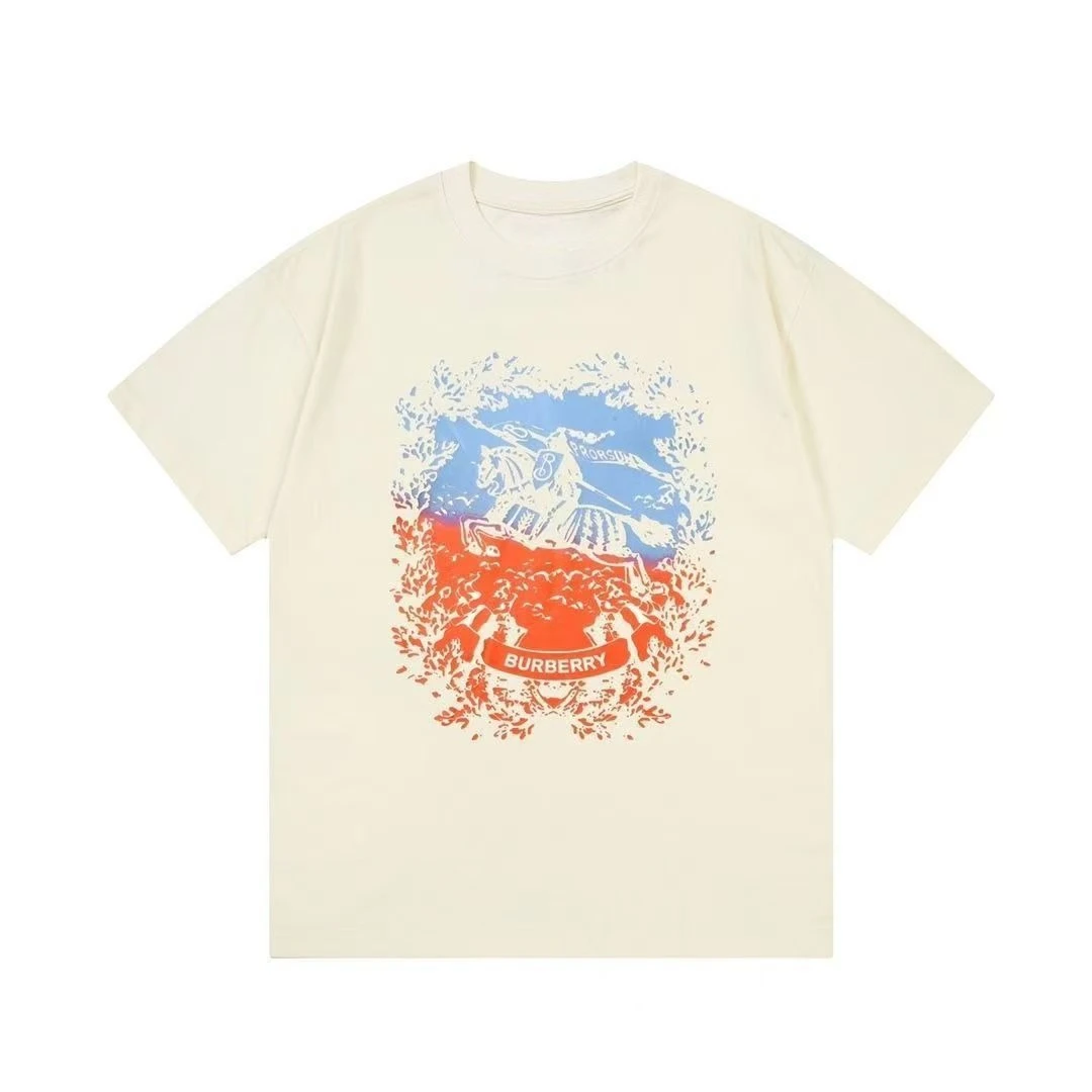 

2025 Новые свободные американские хлопковые футболки с короткими рукавами и буквенным принтом, свободные большие размеры, удобные футболки для пар с принтом для мужчин и женщин