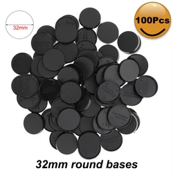 MB432 Evemodel Miniature Bases 32mm Round Model Bases Textured for War Game Action Figure Military Simulation Scene