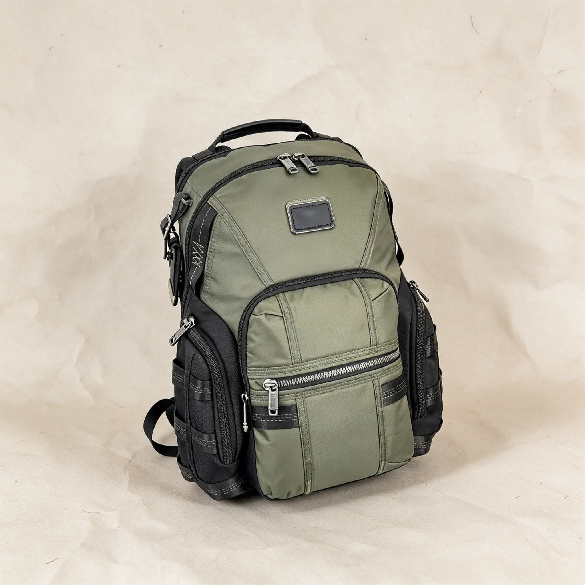 Men's Ballistic Nylon Backpack, Business Stylish Multi-Functional Trendy Daypack