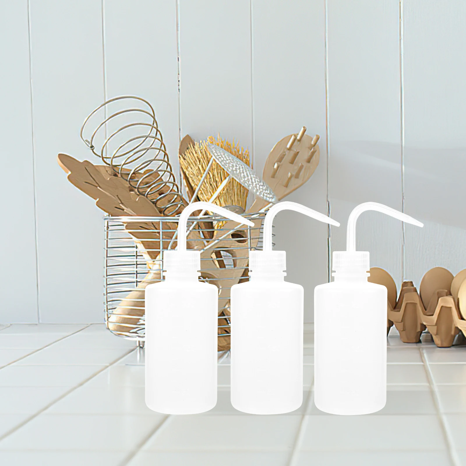 

6 Pcs Rinse Pot and Wash Bottle Squeeze Bottles for Liquids Refillable Water Kitchen