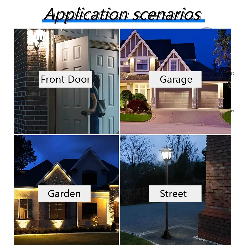 1pc LED Motion Sensor Light Bulb Dusk to Dawn Led lights Security Light Bulb ON/OFF Patio Porch Smart Lamp Indoor/Outdoor Garden