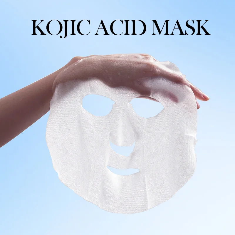 5pcs SADOER Kojic Acid Face Mask Moisturizing Brightening Hydrating Facial Masks Face Sheet Masks Beauty Face Skin Care Products