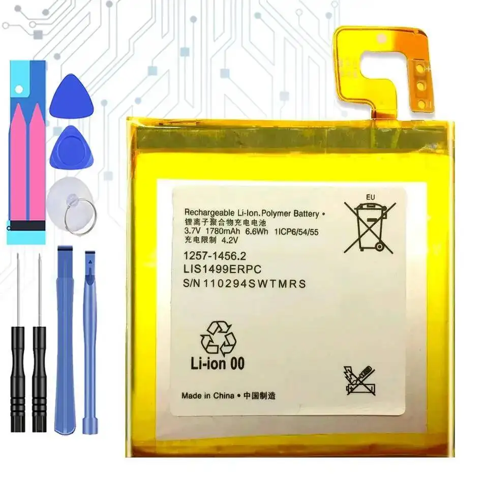 

Mobile Phone Battery Premium Replacement For Sony Xperia T TL LT30 Lt30i LT30P LT30H Lt30a 1780Mah LIS1499ERPC High-Efficiency