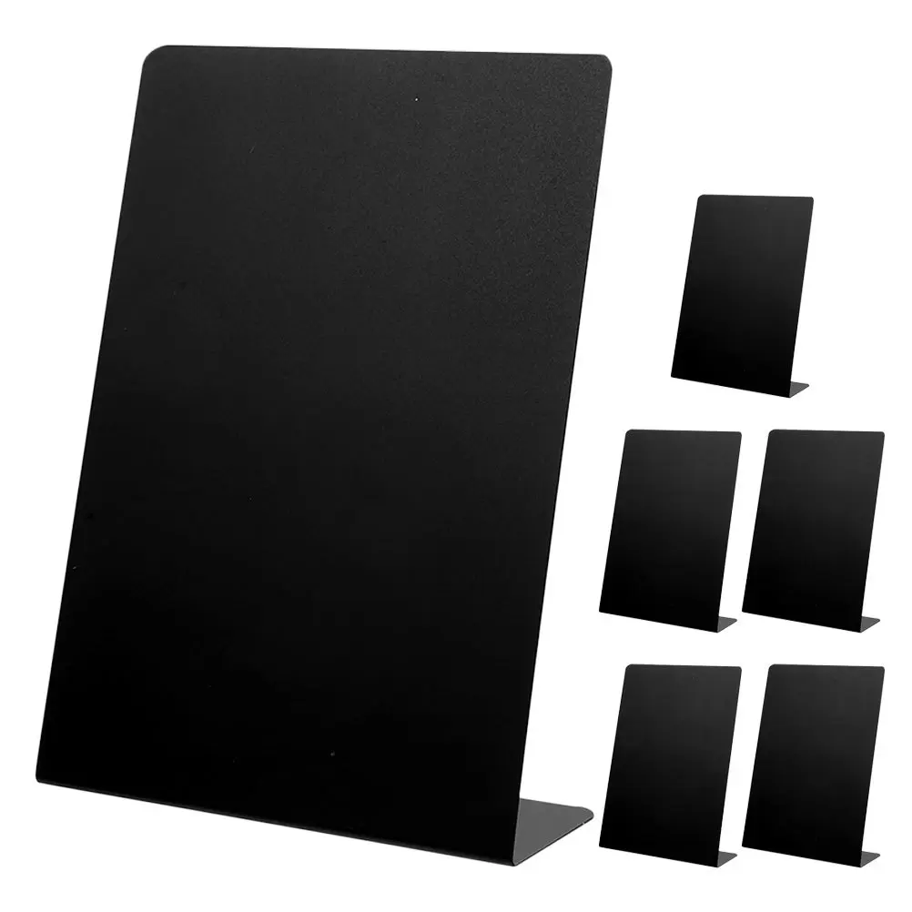 6pcs Mini Chalkboard Signs Erasable Food Menu Boards For Buffet Restaurant Catering Bakeries Kitchen Wedding Party Tabletop