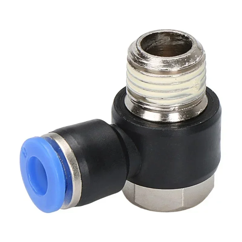 10/50/200PCS Pneumatic Straight Connector BSPT Thread, External Hex Air Hose Fitting 1/8 1/4 3/8 1/2 Inch for Air Compressor