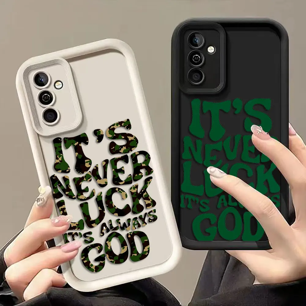 Lucky You Can Do It Phone Case For Samsung Galaxy S26 S25 S24 S23 S22 S21 FE S20 ULTRA PLUS Cover Silicone Case Funda Shell Capa