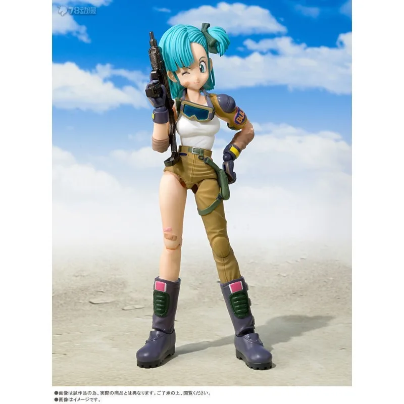 Oryginalne figurki BANDAI S.H. Figuarts, ruchome zabawki z serii Dragon Ball: Bulma, Demon Buo, Żółw Nieśmiertelny, gotowe figurki.