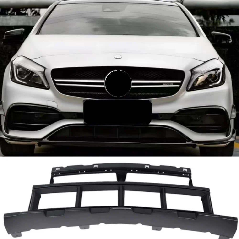 Voor, Midden Bumper Grille A1768852600 Voor Mercedes Benz W176 CLA250 2017-2019 CLA45 AMG