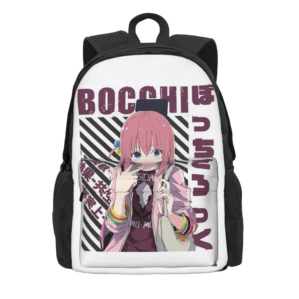 Bocchi The Rock! - Hitori Gotou Backpacks Boys Girls Bookbag Students School Bags Kids Rucksack Laptop Rucksack Shoulder Bag