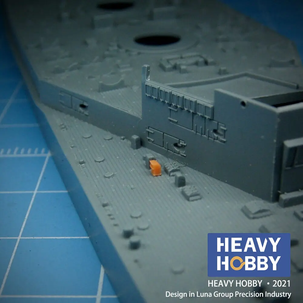 Heavy Hobby 3D Print Kit HH-70002 1/700 WWI Royal Navy Wind Tube Set A