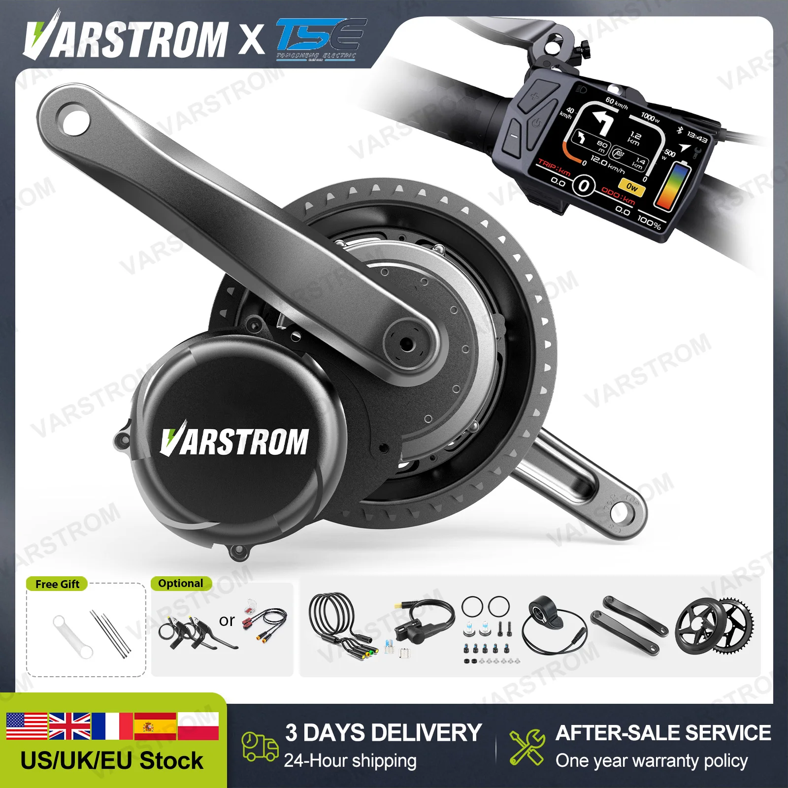 

Доставка [3 дня] Tongsheng Mid Motor TSDZ8 TSDZ2B TSDZ16 48 В 1000 Вт 750 Вт 500 Вт 250 Вт Комплект привода для электрического велосипеда Преобразование двигателя eBike