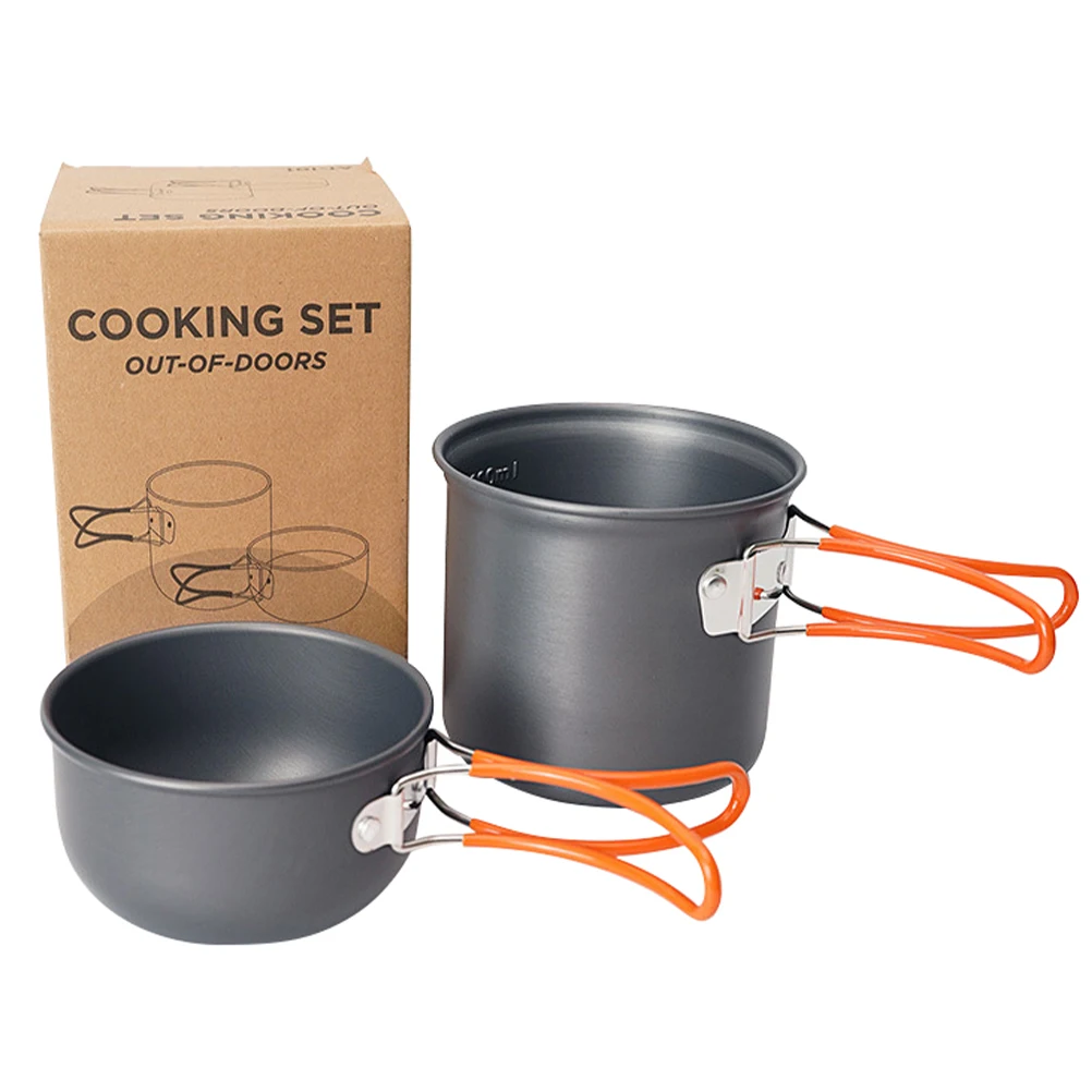 

Portable Pot Camping Cookware Equipment Aluminum Alloy Accessories Outdoor Cooker Backpacking